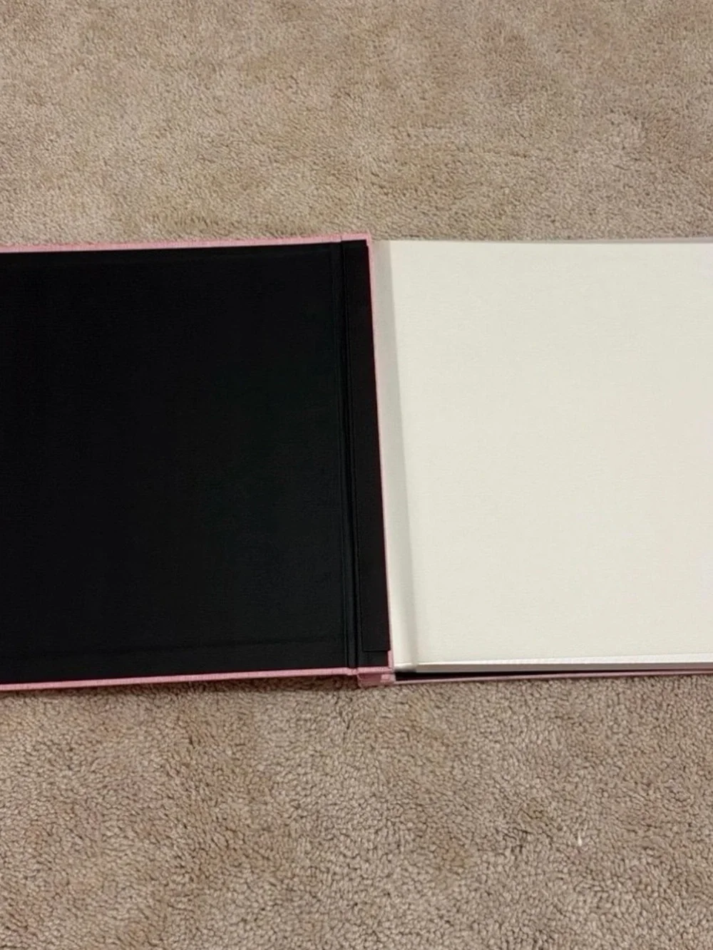 Linen Hardcover Photo Album in Pink - Premium Memory Book